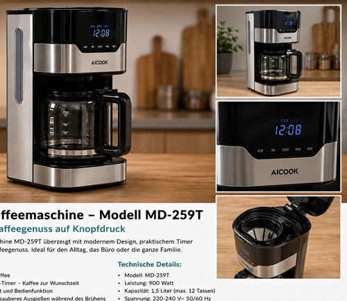 Aicook filterkaffeemaschine - aicook,
