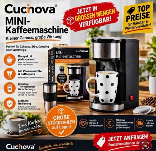 Cucinova mini kaffeemaschine - cucinova, mini-kaffeemaschine